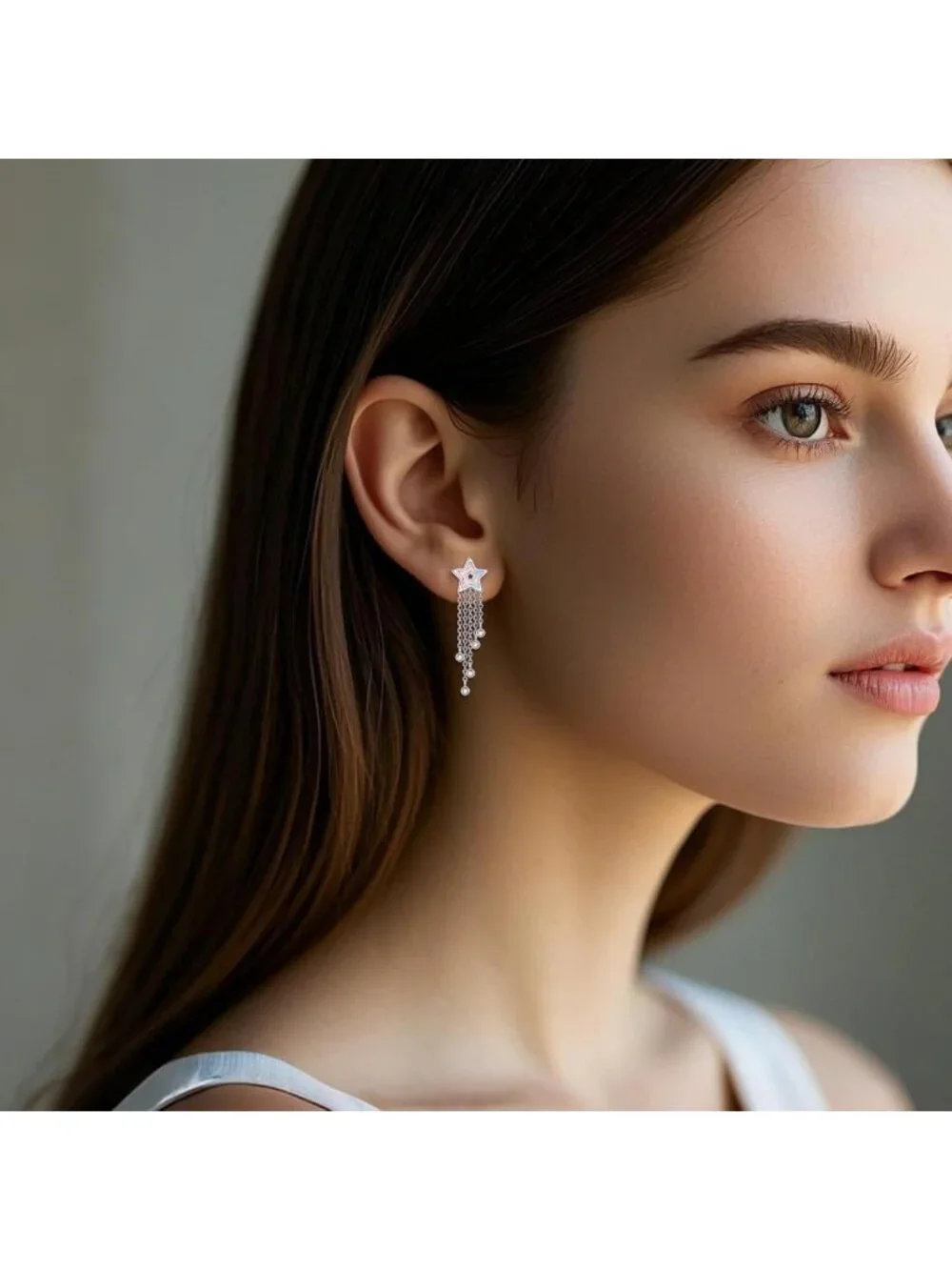 Unique 925 Sterling Silver Star Stud Earrings | Celestial Jewelry Gift for All